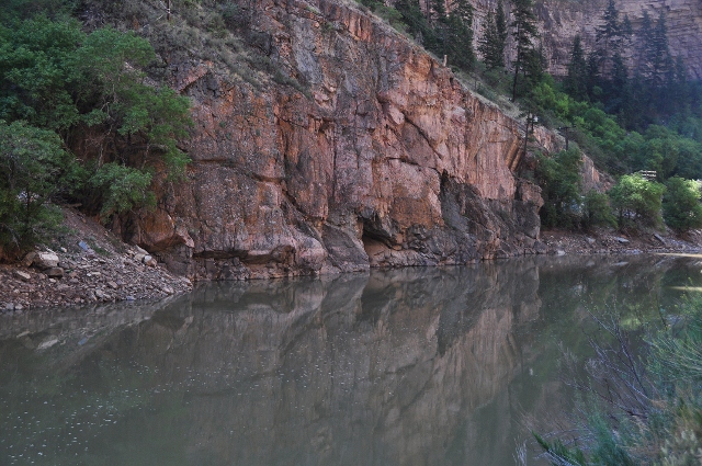 the Glenwood Canyon bike path